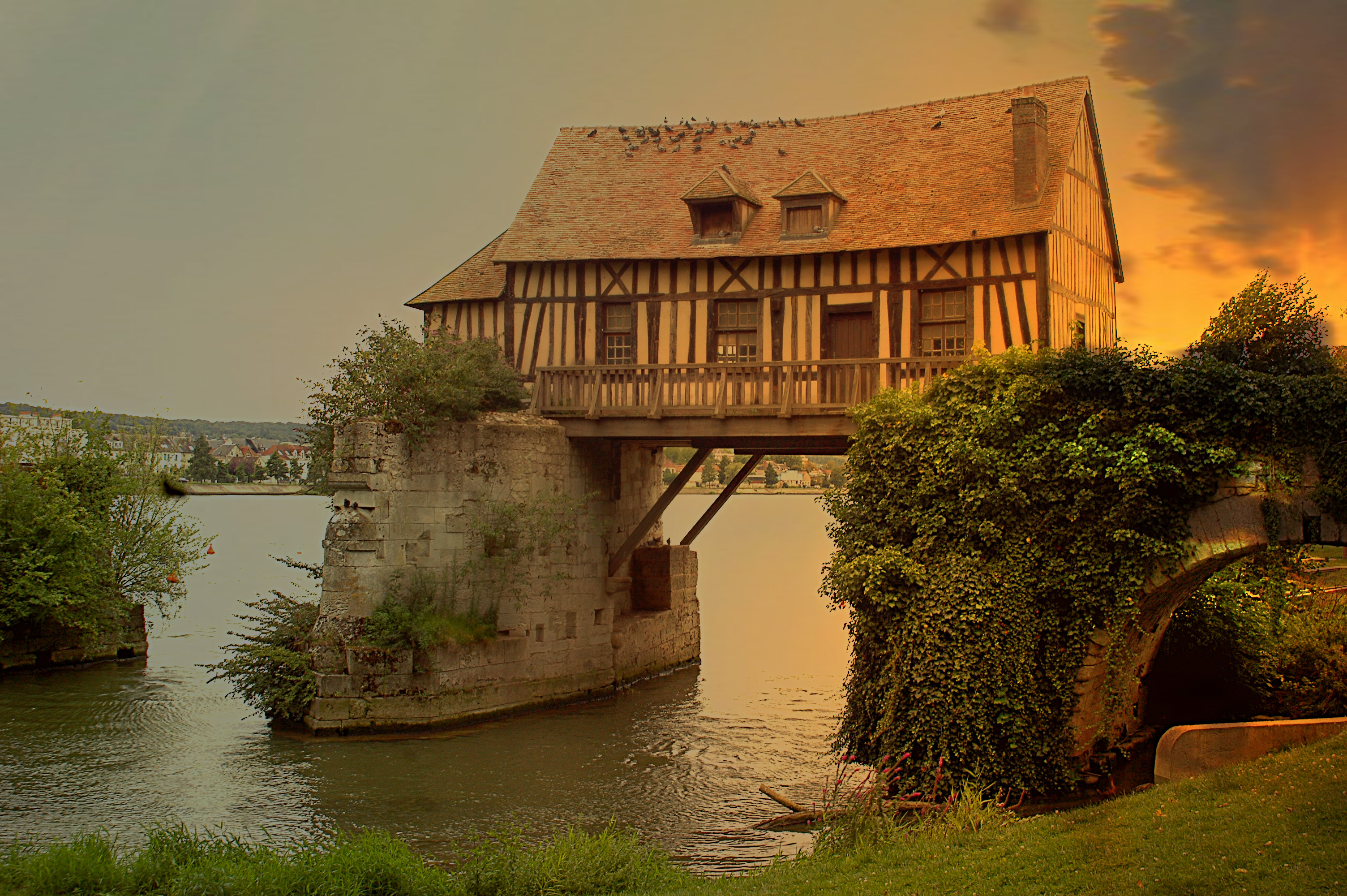 Salope dans Vernon, Normandie